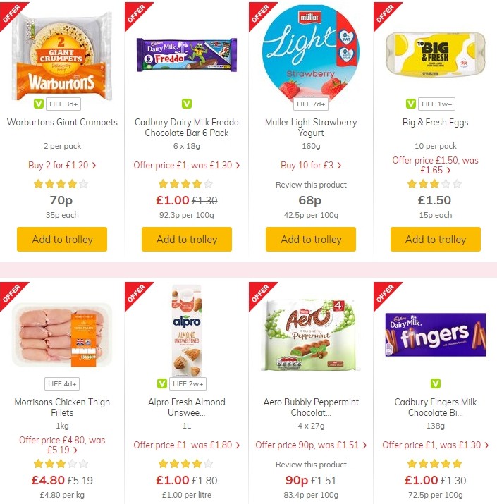 Morrisons Offers from 1 October
