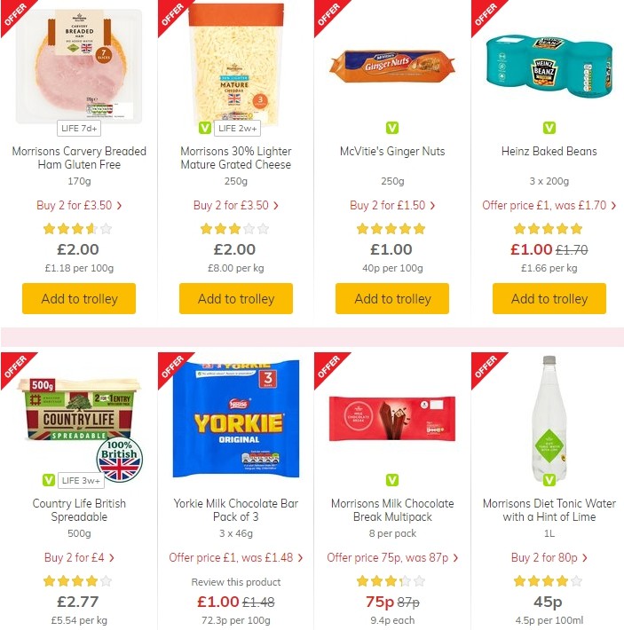 Morrisons Offers from 1 October