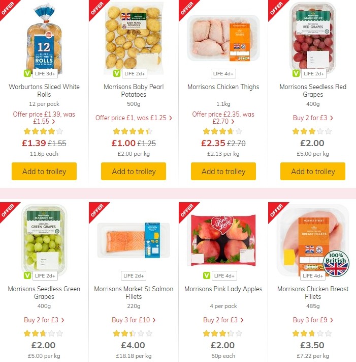 Morrisons Offers from 1 October