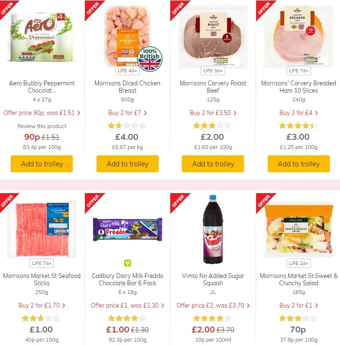 Morrisons Offers from 8 October