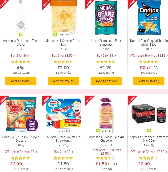 Morrisons Offers from 8 October