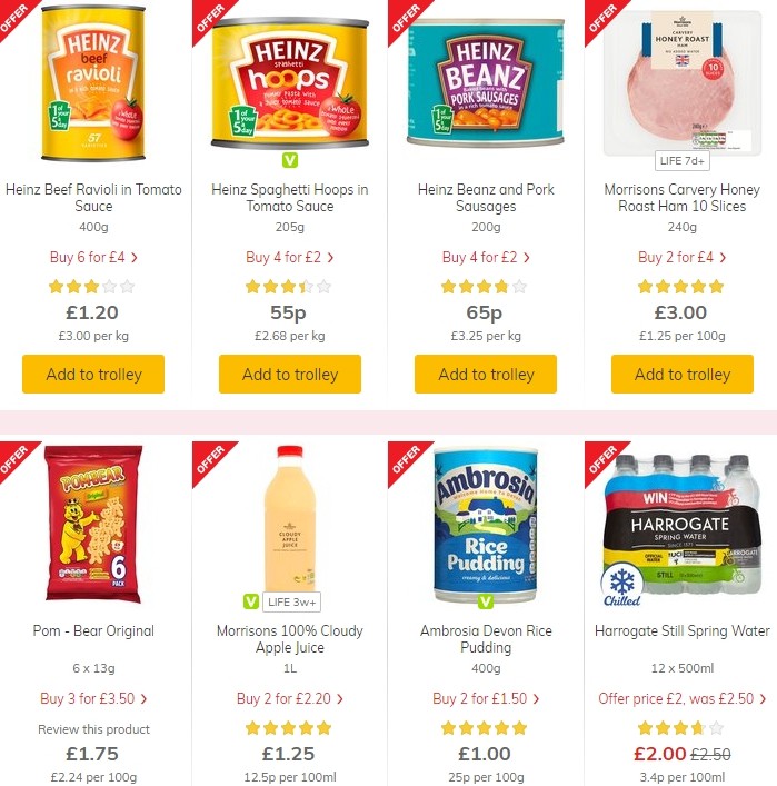 Morrisons Offers from 8 October