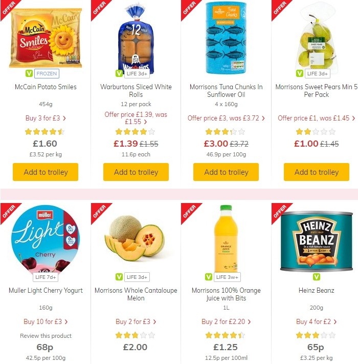 Morrisons Offers from 8 October