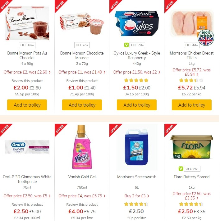 Morrisons Offers from 8 October