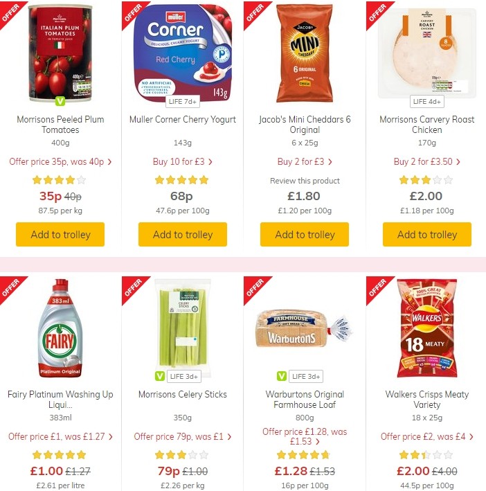 Morrisons Offers from 8 October