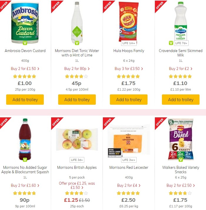 Morrisons Offers from 8 October