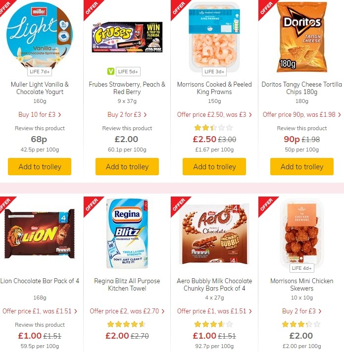 Morrisons Offers from 8 October