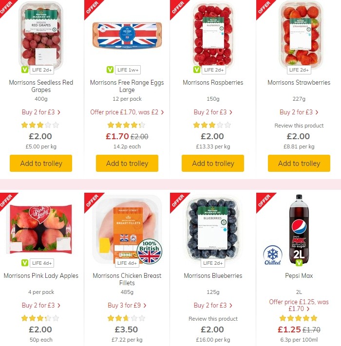 Morrisons Offers from 8 October