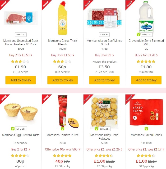 Morrisons Offers from 8 October