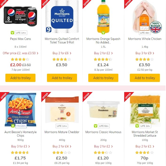Morrisons Offers from 8 October