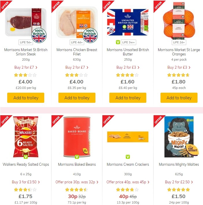 Morrisons Offers from 8 October