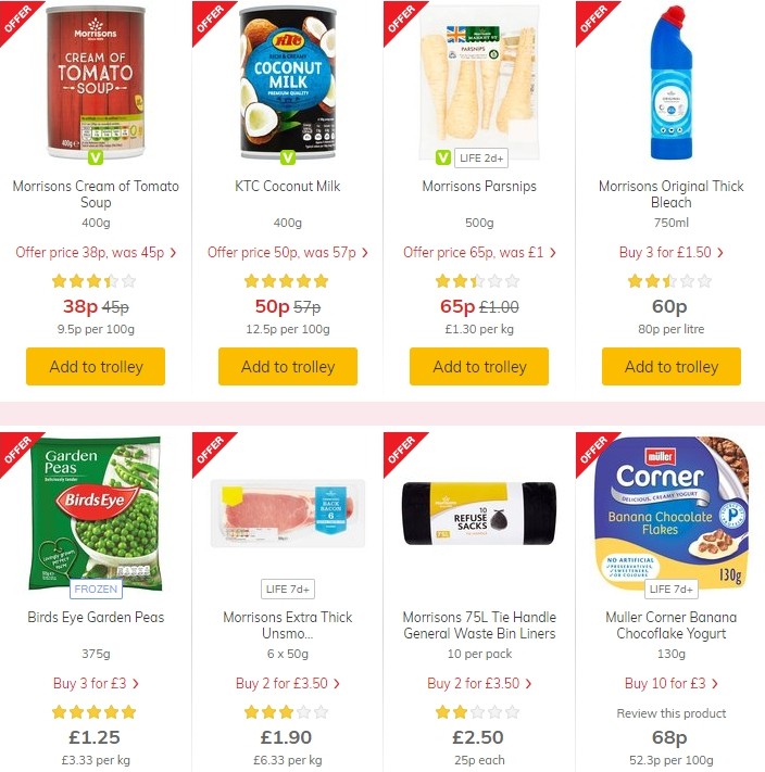 Morrisons Offers from 8 October