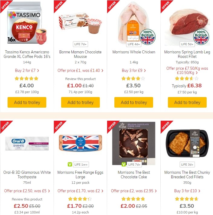 Morrisons Offers from 22 October