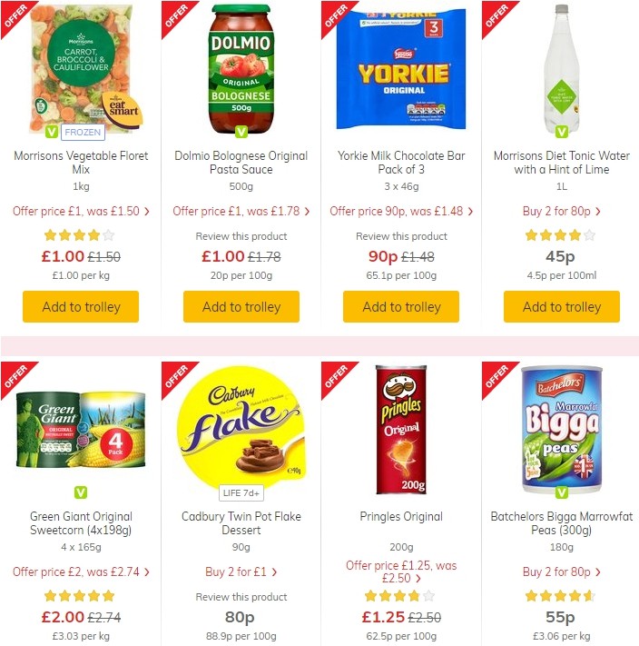 Morrisons Offers from 22 October