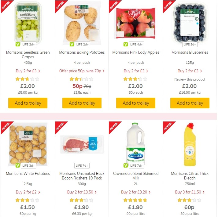 Morrisons Offers from 29 October