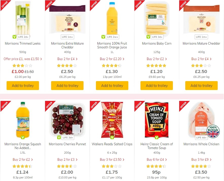 Morrisons Offers from 4 February