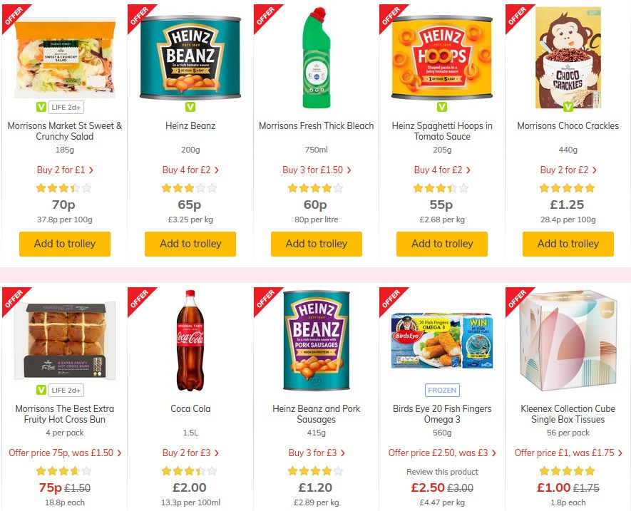 Morrisons Offers from 10 March