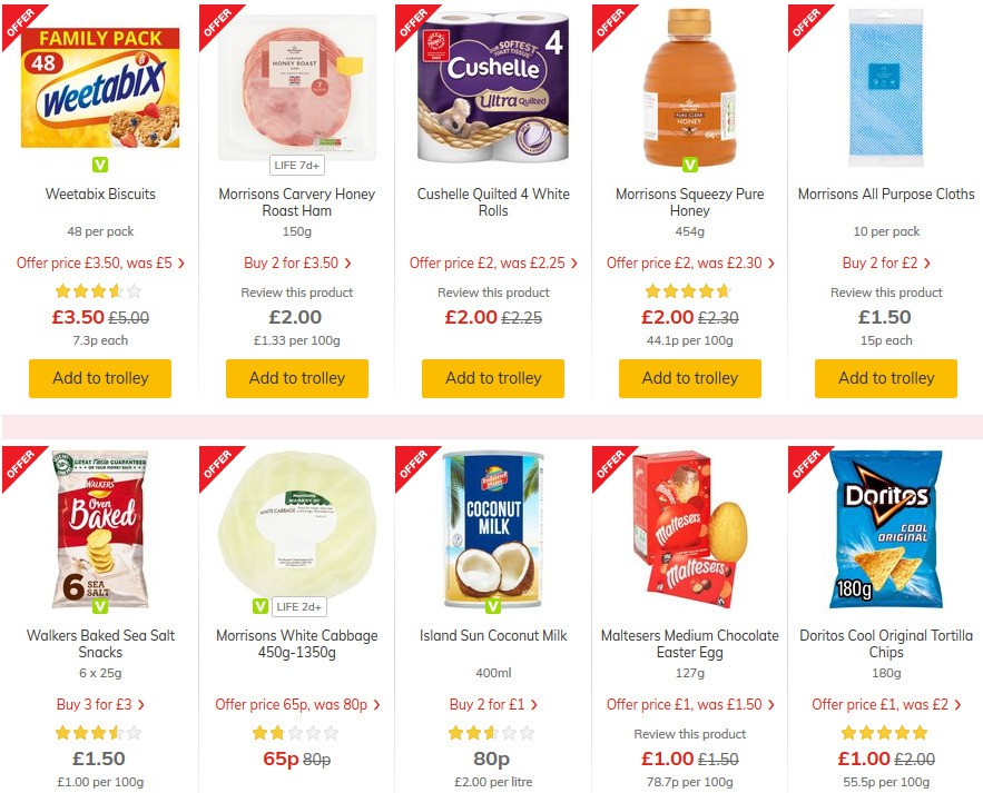 Morrisons Offers from 10 March