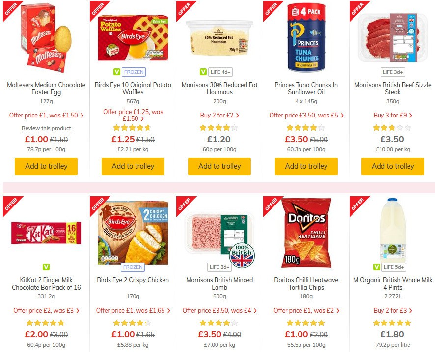 Morrisons Offers from 17 March