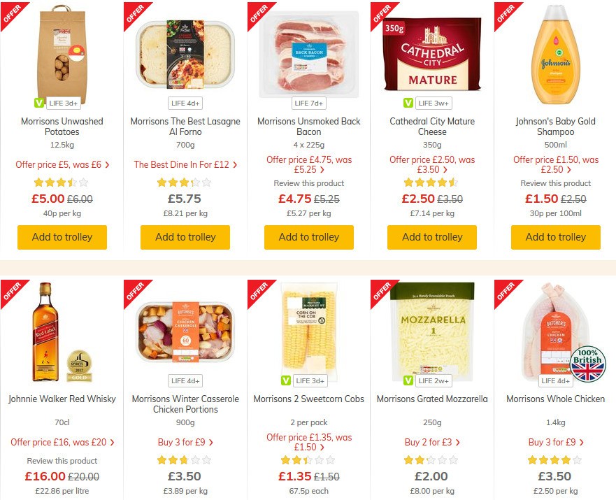 Morrisons Offers from 17 March
