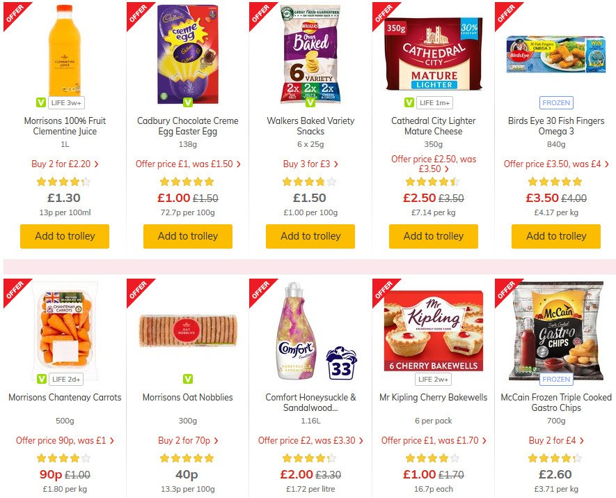 Morrisons Offers from 17 March