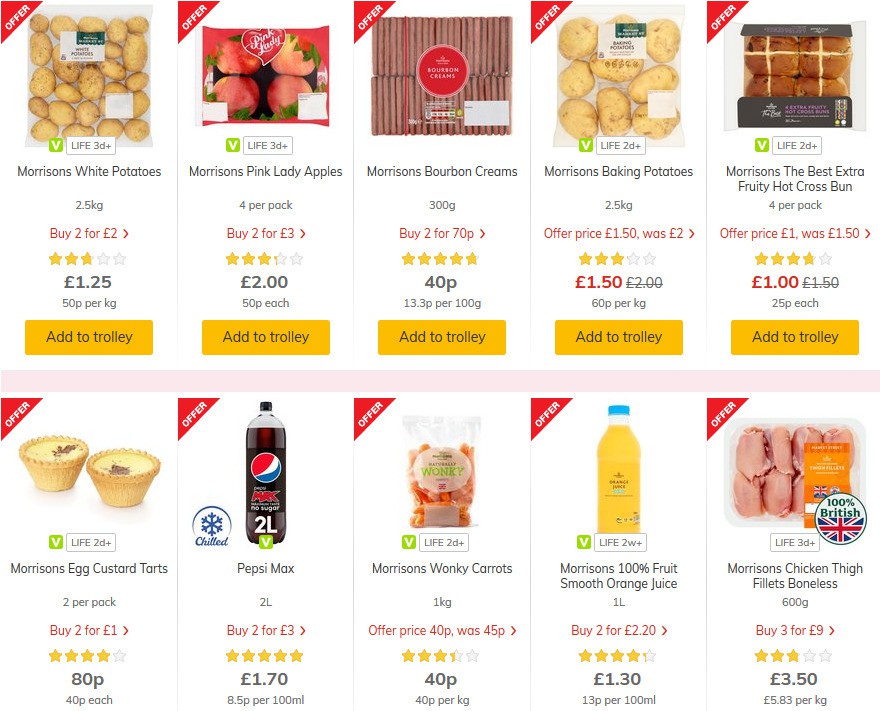 Morrisons Offers from 17 March