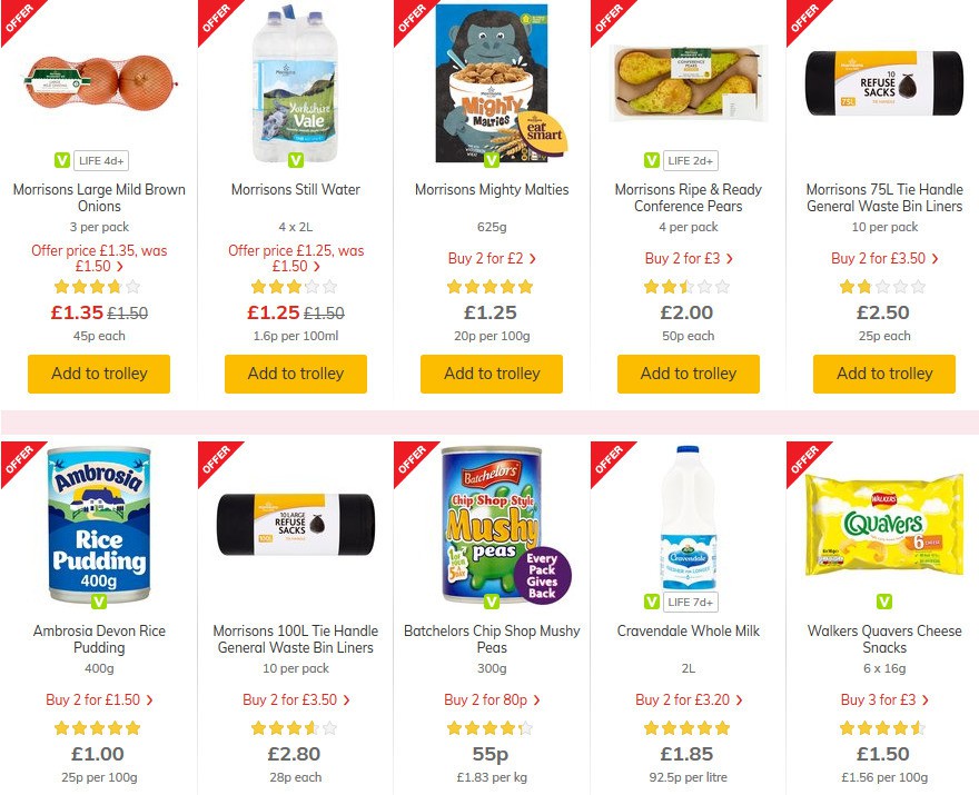Morrisons Offers from 17 March