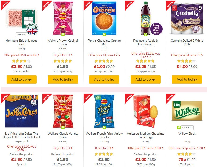 Morrisons Offers from 24 March