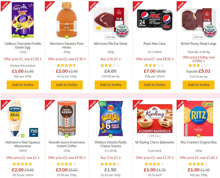 Morrisons Offers from 24 March