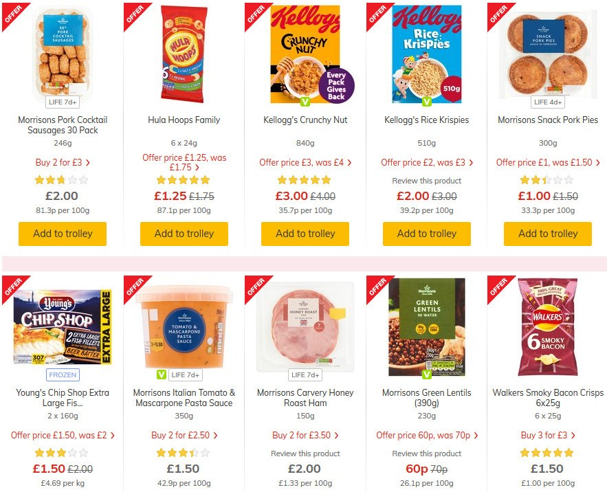 Morrisons Offers from 24 March
