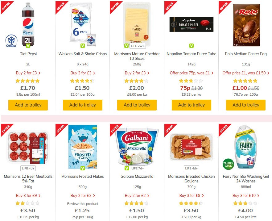 Morrisons Offers from 24 March