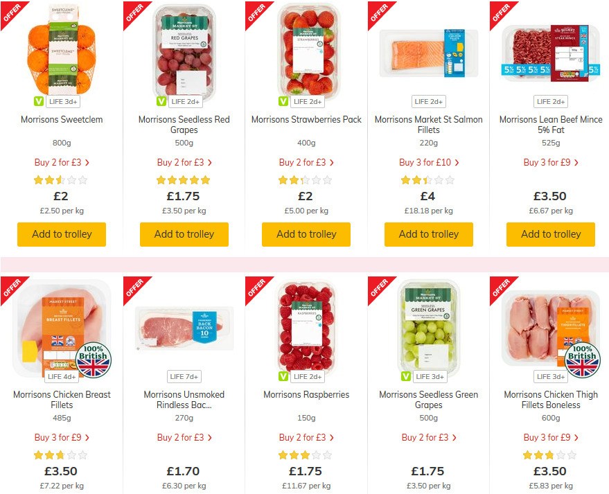 Morrisons Offers from 21 April