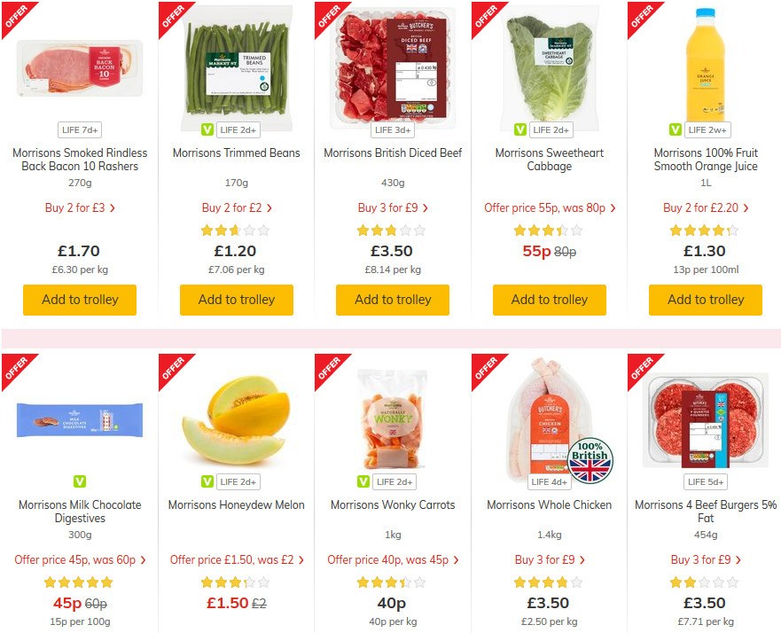 Morrisons Offers from 21 April