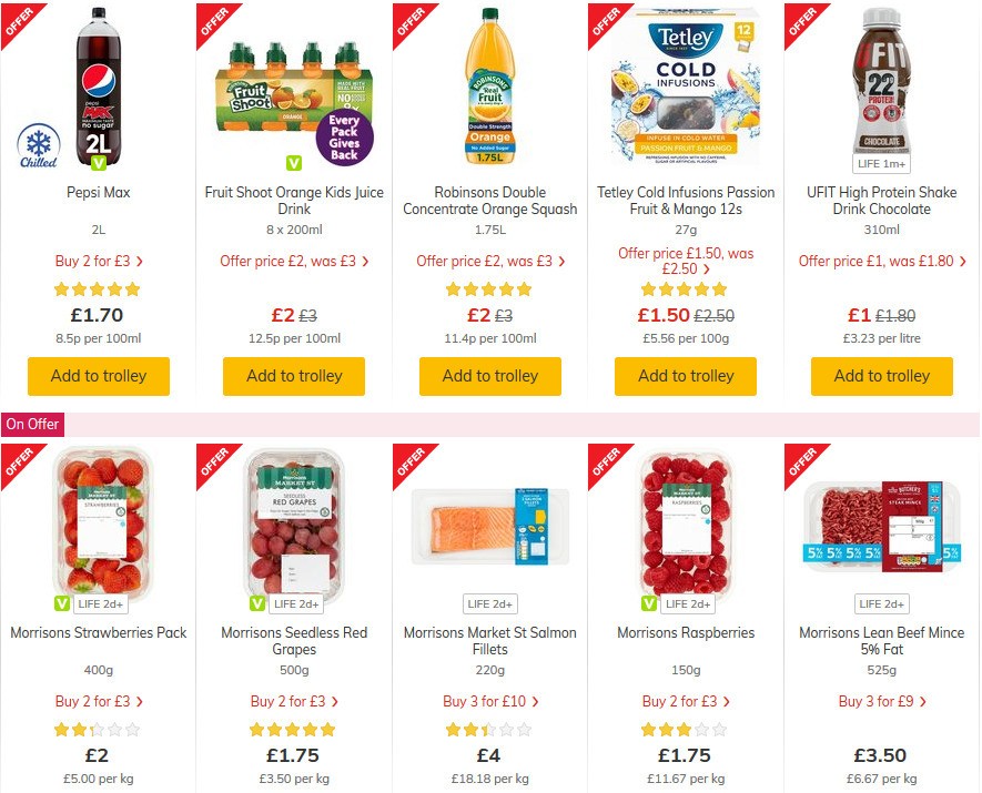 Morrisons Offers from 5 May