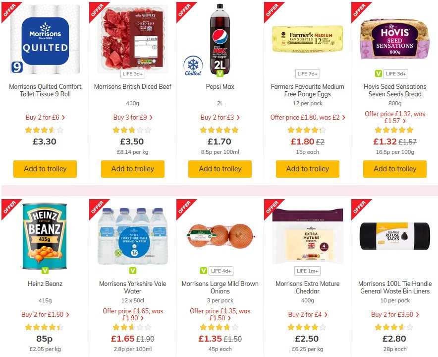 Morrisons Offers from 5 May