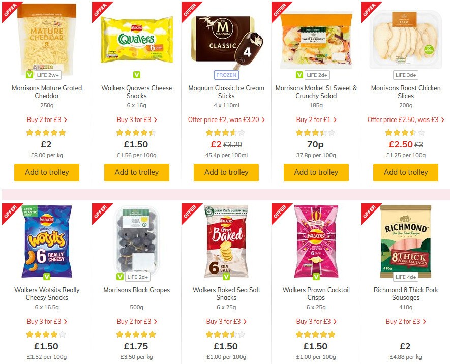 Morrisons Offers from 5 May