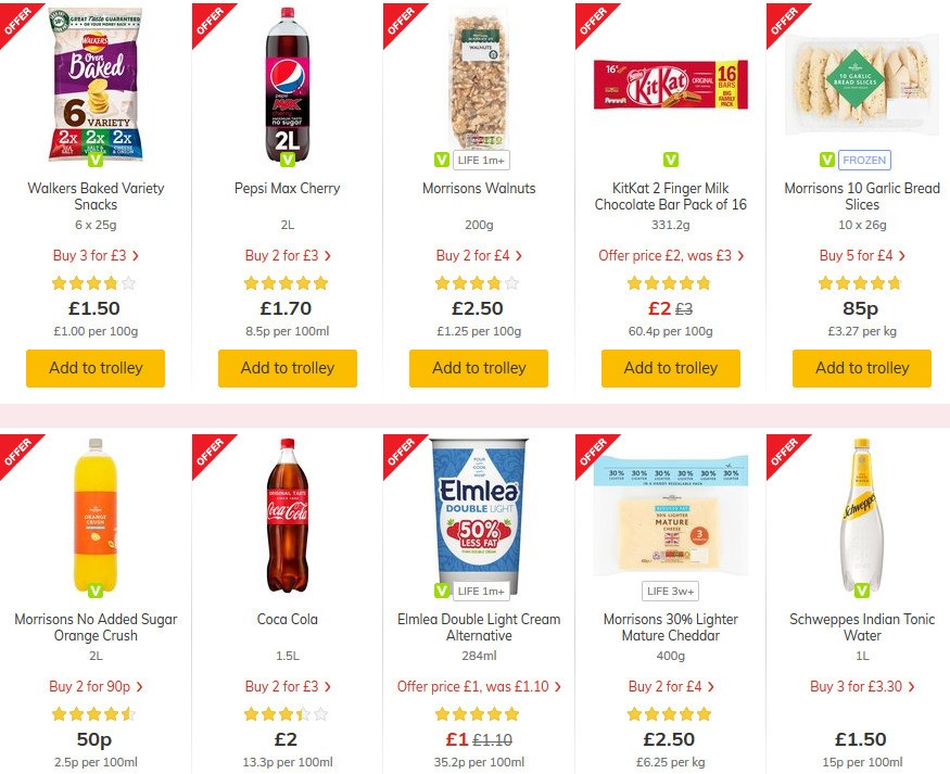 Morrisons Offers from 12 May