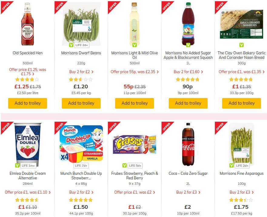 Morrisons Offers from 12 May