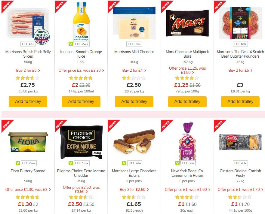 Morrisons Offers from 12 May