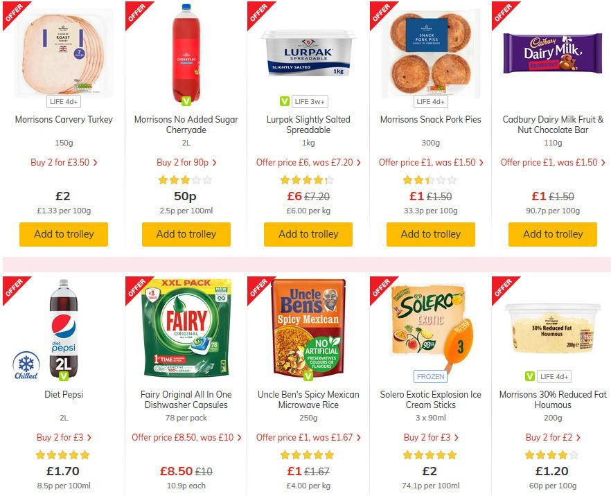 Morrisons Offers from 12 May