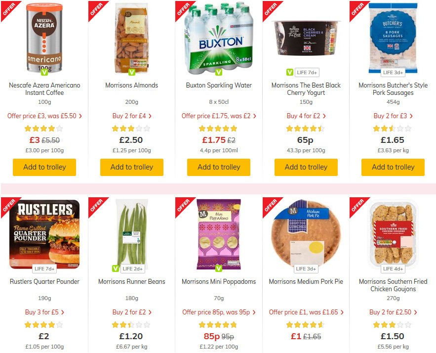 Morrisons Offers from 12 May