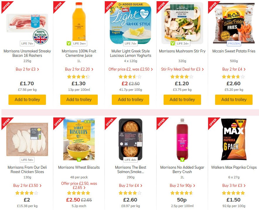 Morrisons Offers from 12 May