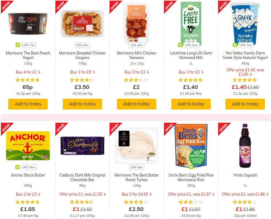 Morrisons Offers from 12 May