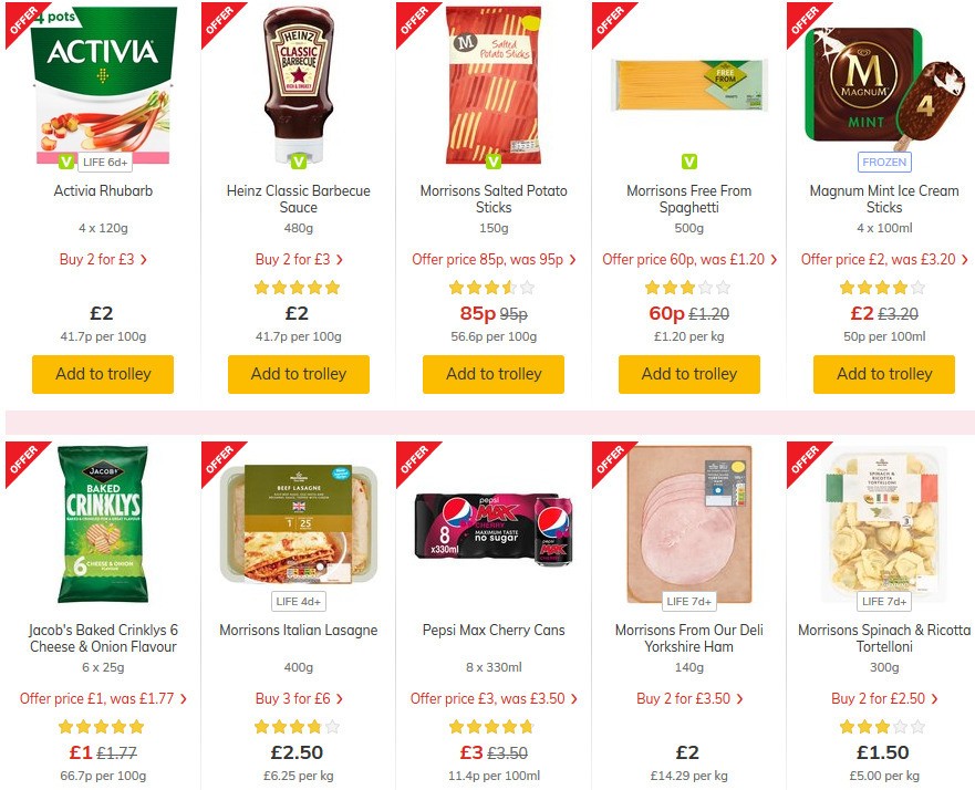 Morrisons Offers from 12 May
