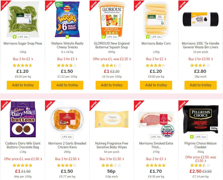 Morrisons Offers from 12 May