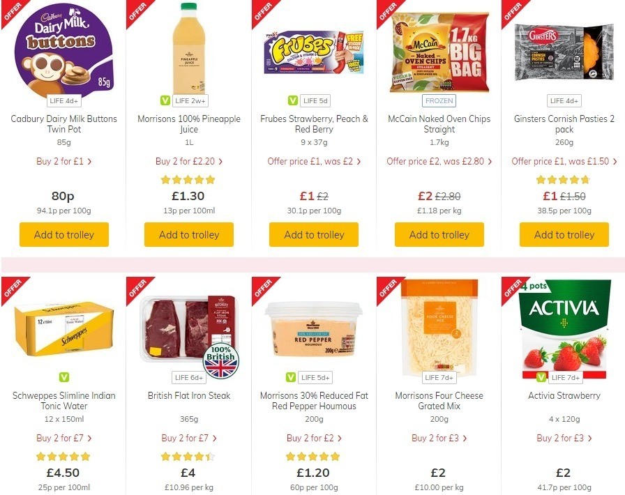 Morrisons Offers from 26 May