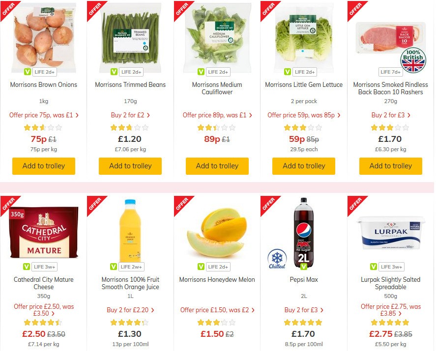 Morrisons Offers from 26 May