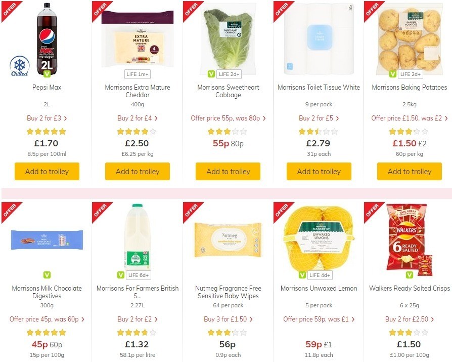 Morrisons Offers from 9 June