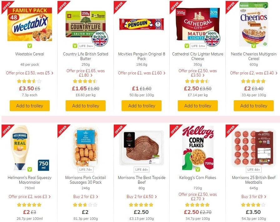 Morrisons Offers from 7 July