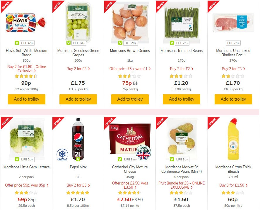 Morrisons Offers from 28 July